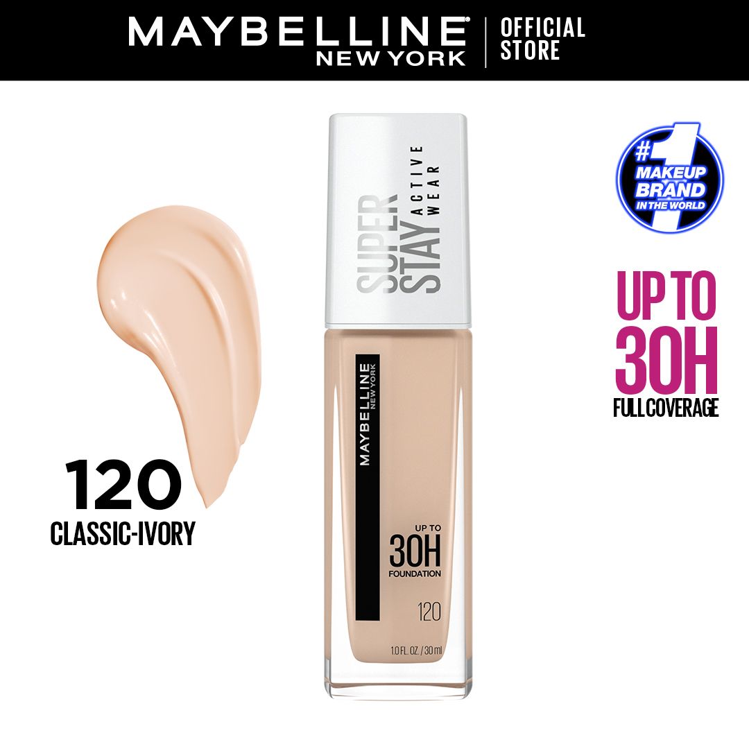 Maybelline Super Stay Foundation (Classic Ivory 120) 30Ml