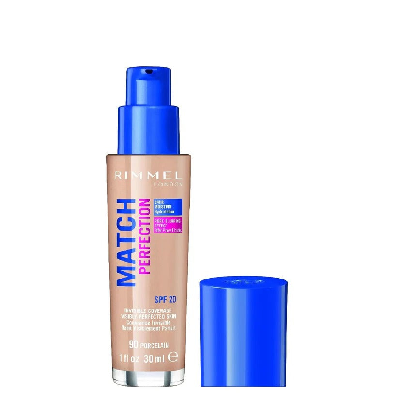 Rimmel Match Perfection Face Foundation 90 Procelain 30ml