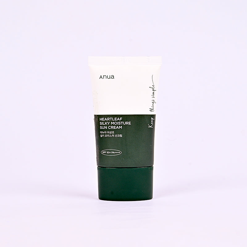 ANUA HEARTLEAF SILKY MOISTURE SUN CREAM SPF 50+ 50ML 10572199