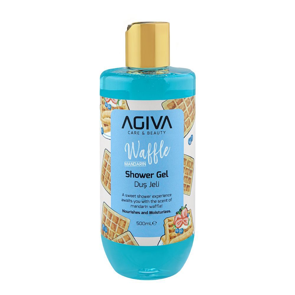 AGIVA MANDARIN WAFFLE SHOWER GEL 500ML  