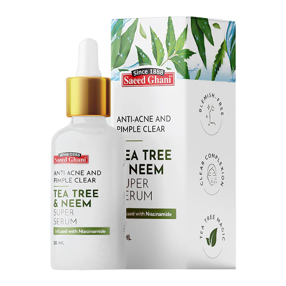 Saeed Tea Tree & Neem Face Serum 30Ml