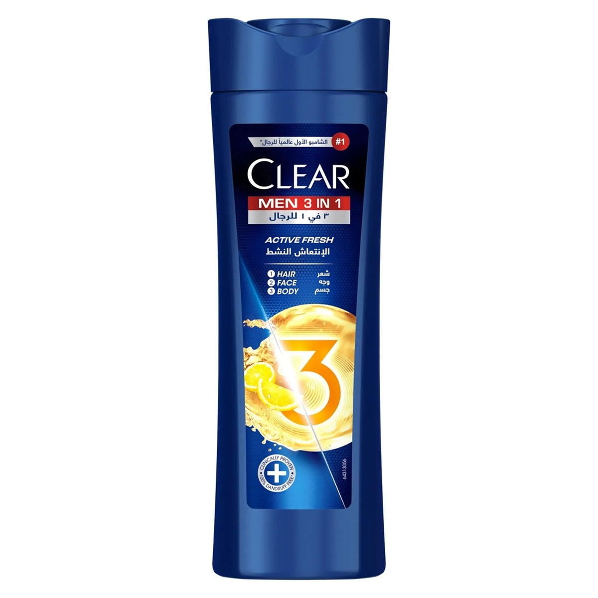 Clear Active Fresh 3 In 1 Shampoo 400Ml (Pak)
