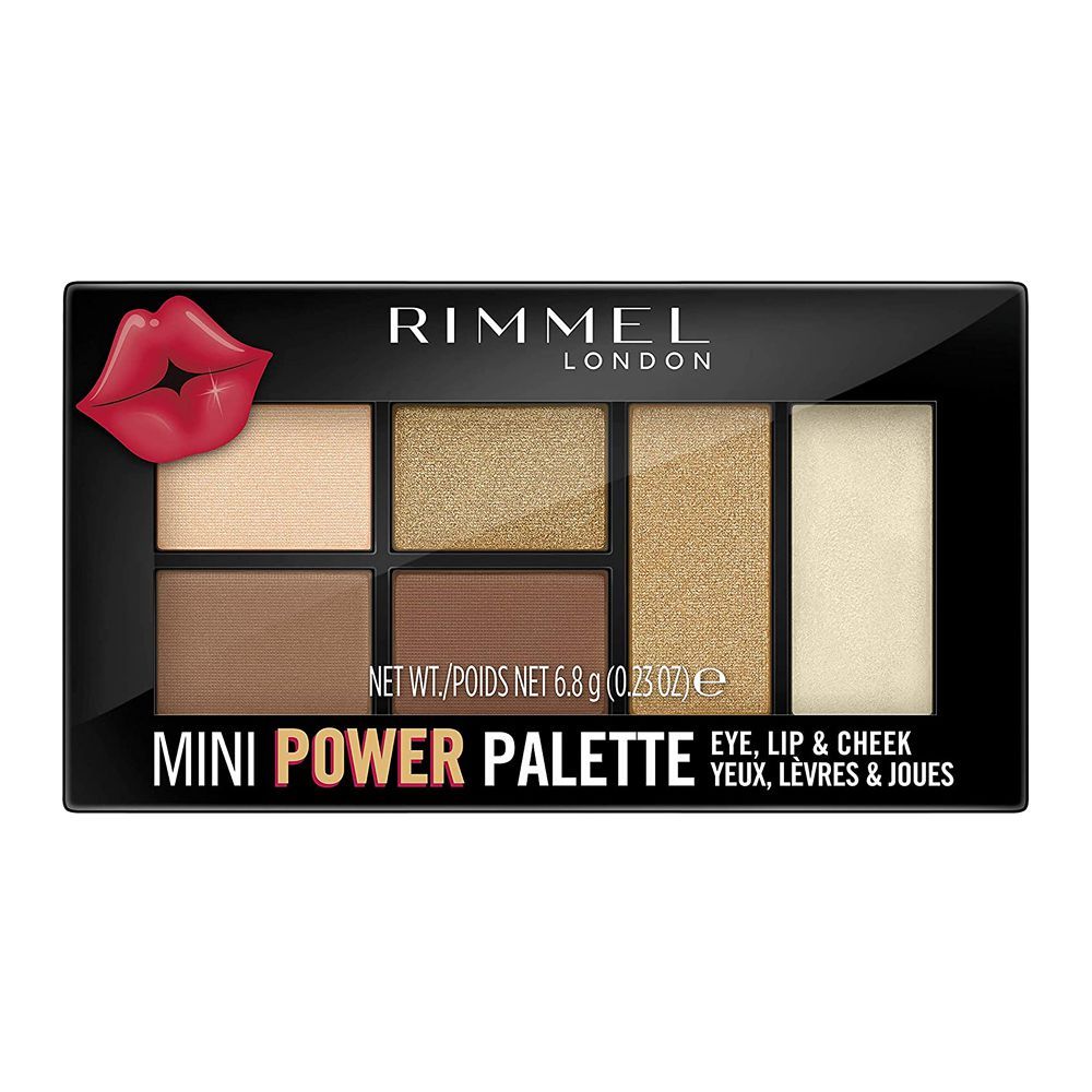 Rimmel Pallette Mini Power Eyeshade Kit 002 6.08Gm