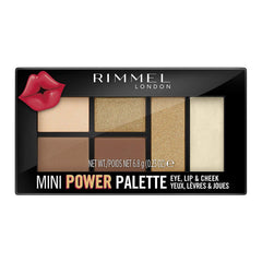 Rimmel Pallette Mini Power Eyeshade Kit 002 6.08Gm