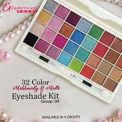 Glamorous Palette Eye Shadow 32 Colors 40Gm