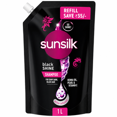 Sunsilk Black Shine Shampoo Refill 1000Ml