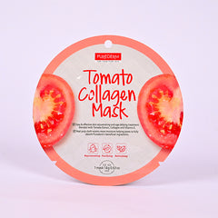 PUREDERM TOMATO COLLAGEN FACEMASK ADS812 18GM 1PCS