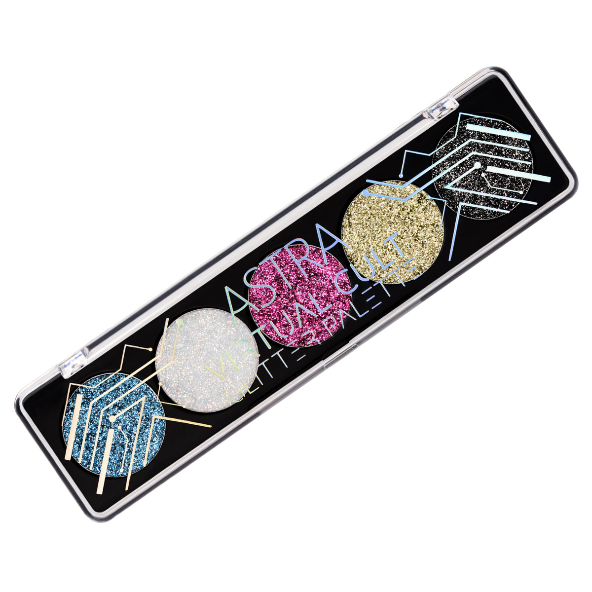 ASTRA VIRTUAL CULT GLITTER PALETTE EYE SHADOW KIT 04 4GM