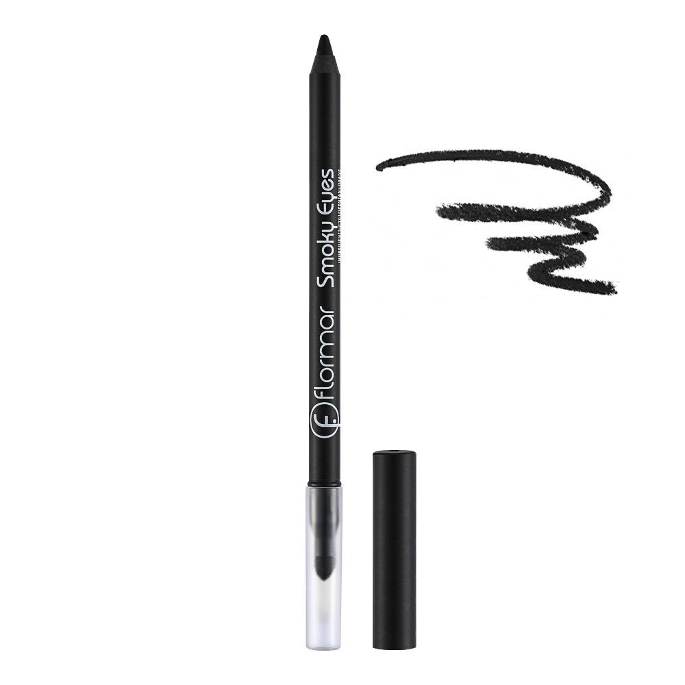 FLORMAR SMOKY EYES EYE LINER CARBON BLACK