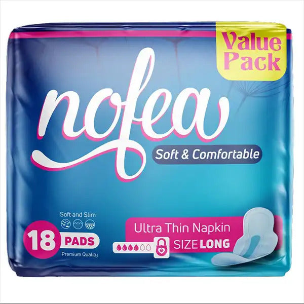 NOFEA ULTRA THIN NAPKIN LONG 18PCS