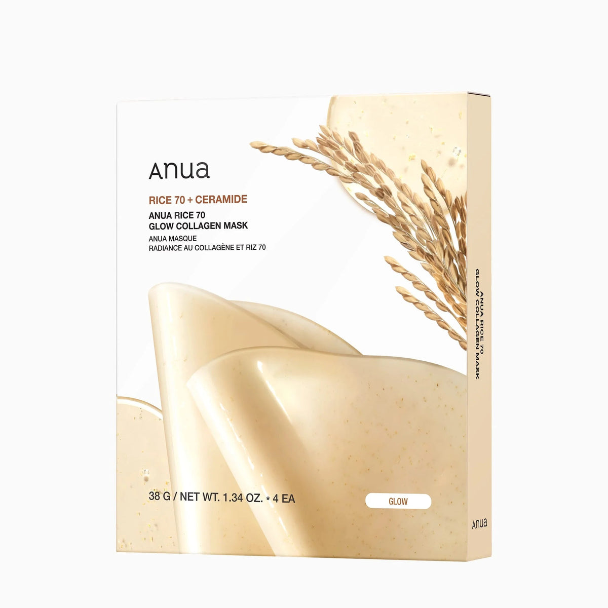 ANUA RICE 70 GLOW COLLAGEN MASK 38GM