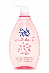 BABI MILD BATH WHITE SAKURA ORGANIC 800ML