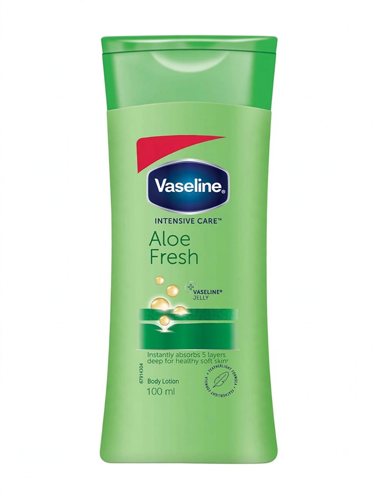 VASELINE TOTAL MOISTURE ALOE FRESH BODY LOTION 100ML (INDO)