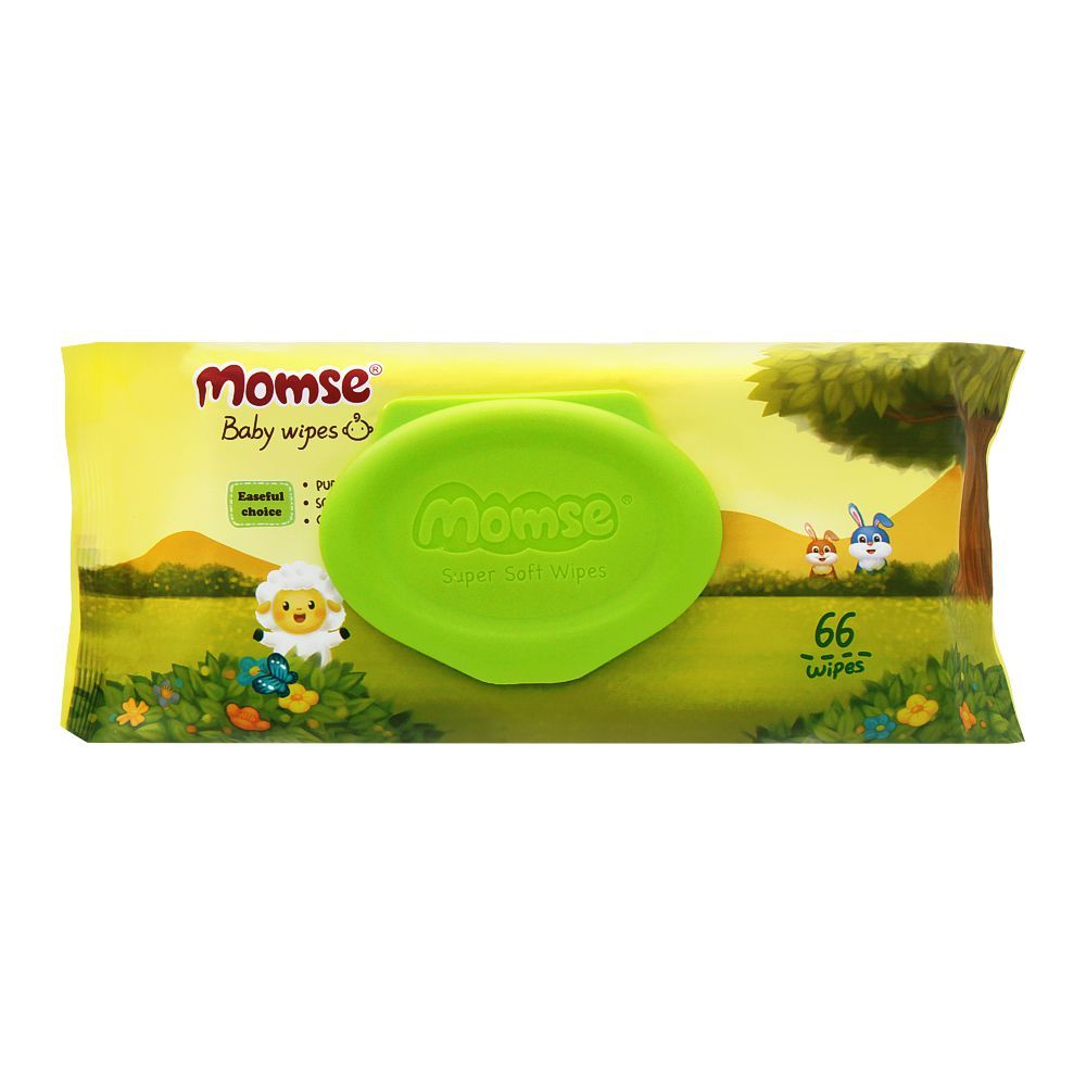 Momse Super Soft Baby Wipes 66Pcs