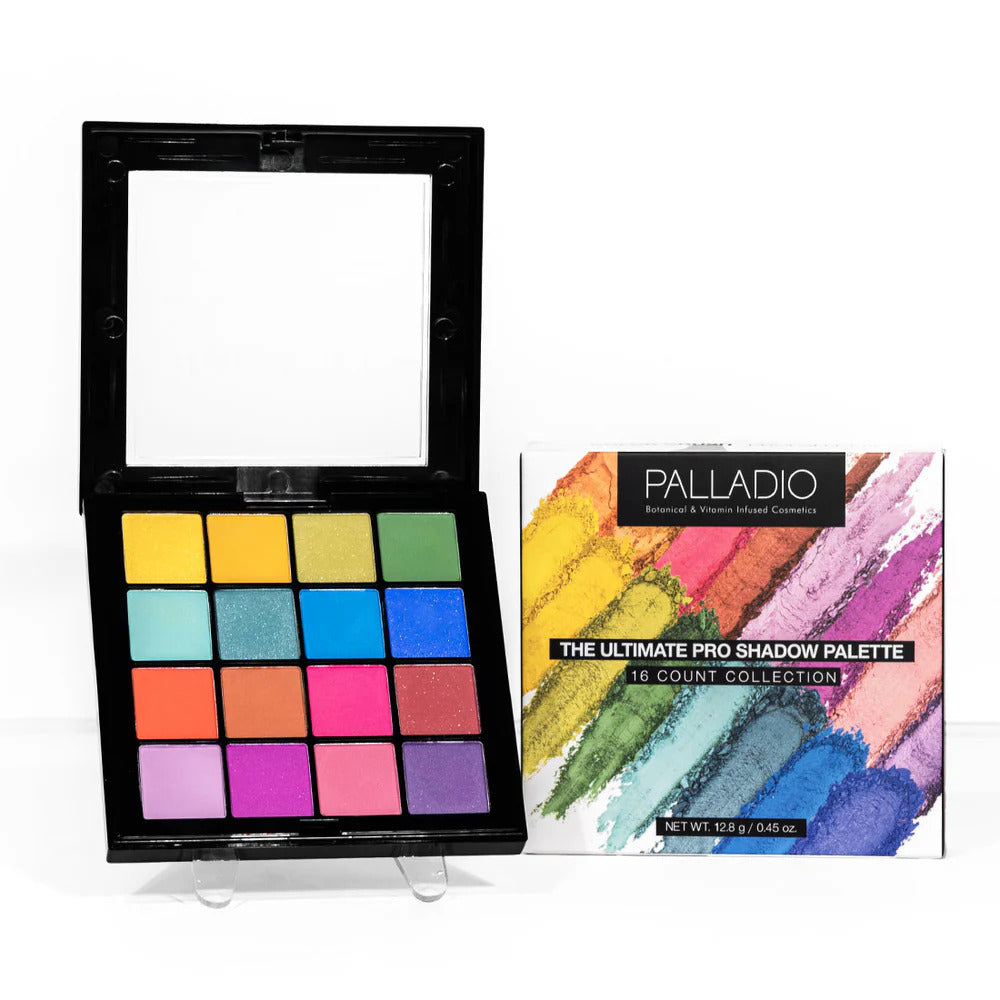 PALLADIO ULTIMATE EYE SHADOW KIT 16 COLOR PROPALLET-14 12.8GM  