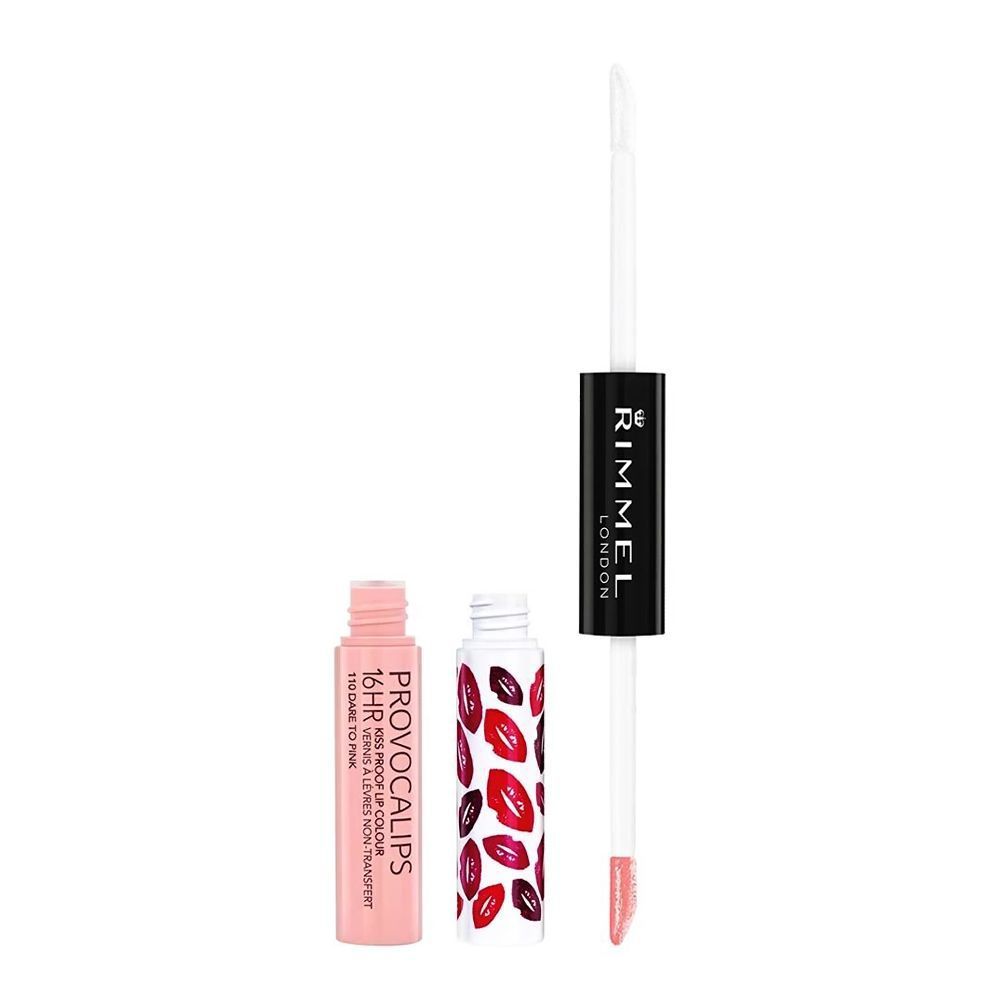 Rimmel Provocalips 16 Hours Lip Gloss 110 Dare To Pink