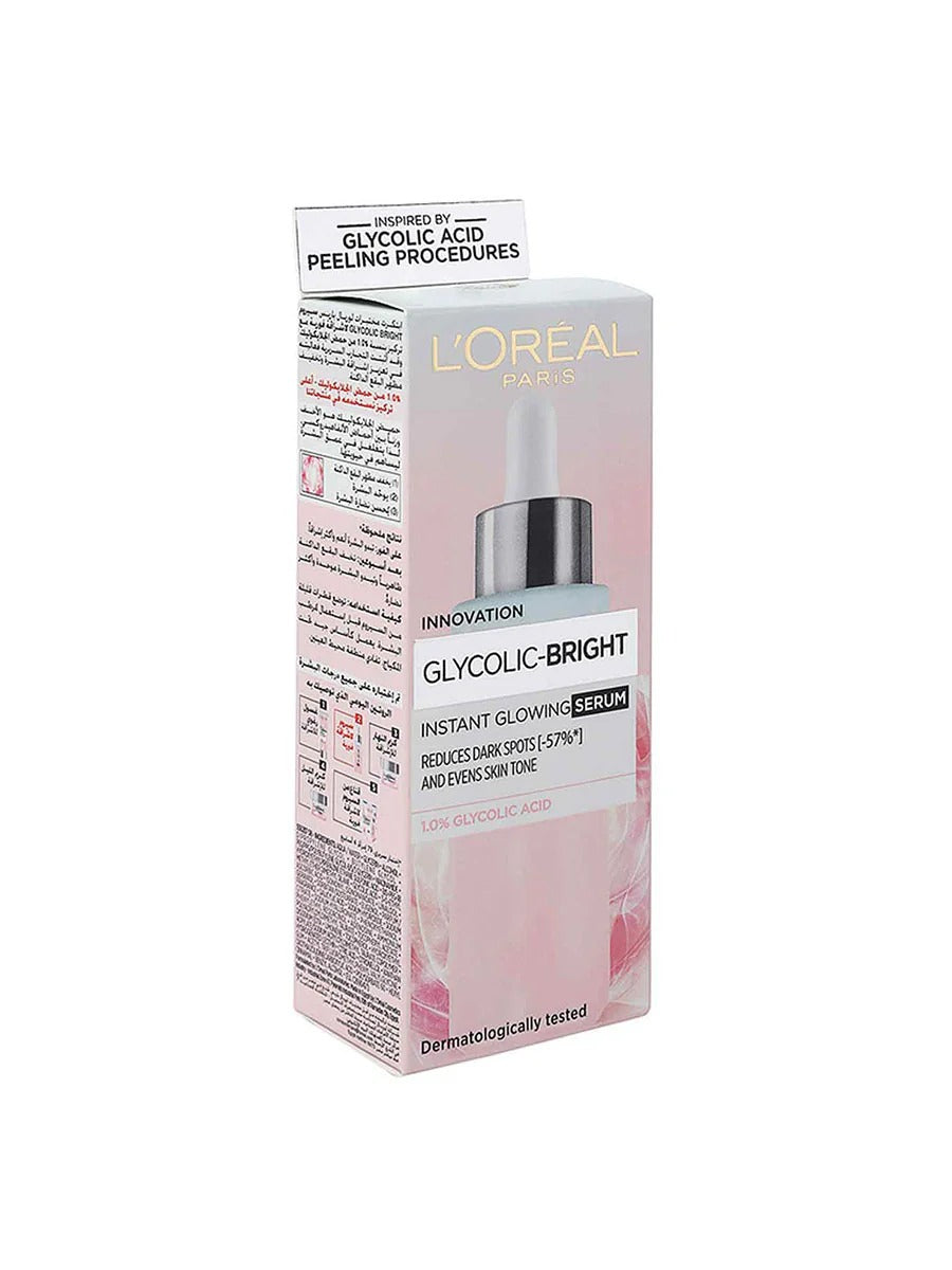 Loreal Glycolic Bright Glowingface Serum 30Ml