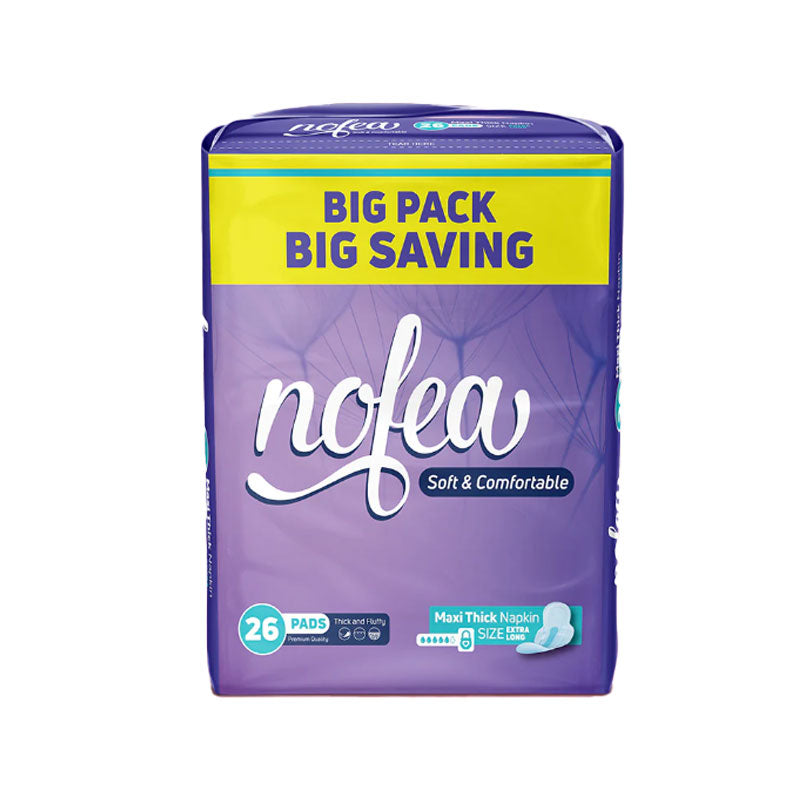NOFEA MAXI THICK NAPKIN EXTRALONG 26PCS