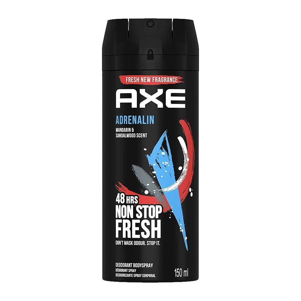 AXE ADRENALIN BODY SPRAY 150ML(UK)