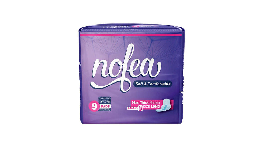 NOFEA MAXI THICK NAPKIN LONG 9PCS