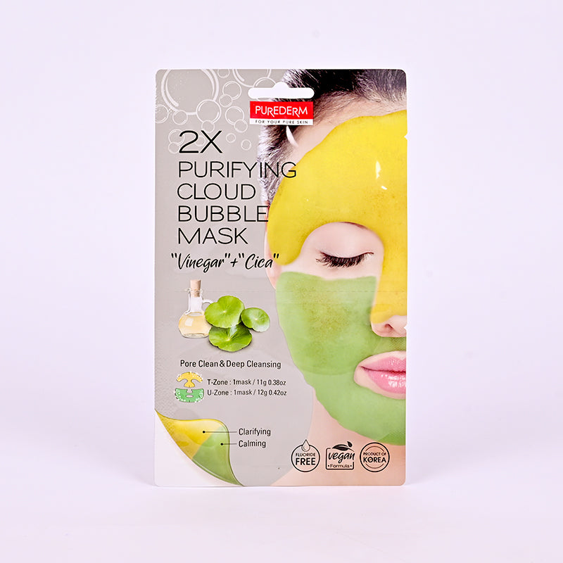 PUREDERM DEEP PURIFYING VINEGGAR+CICA FACE MASK ADS792 33GM 2PCS