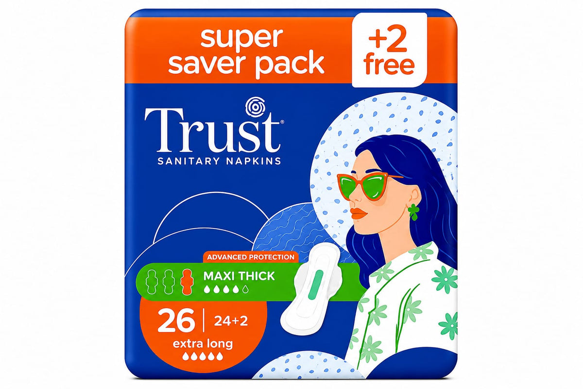 TRUST MAXI THICK NAPKIN LONG 30PCS  