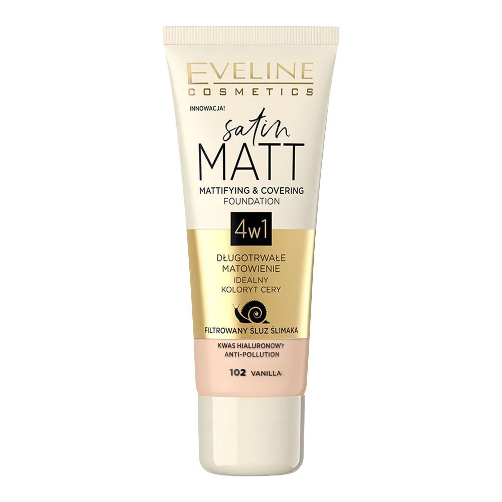 Eveline Satin Matte Foundation102 30Ml