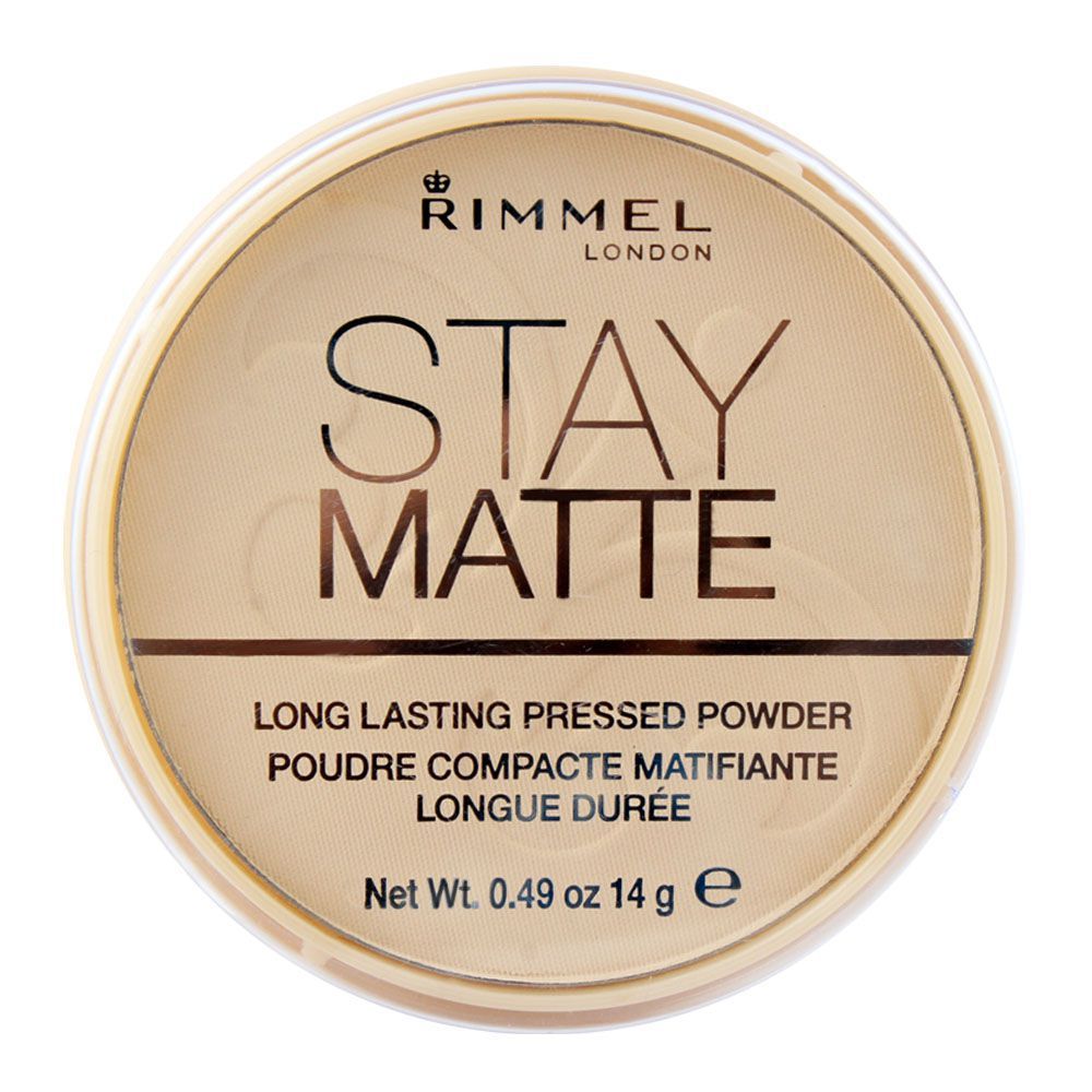 Rimmel Stay Matte Pressed Face Powder 001 Transparent 14Gm