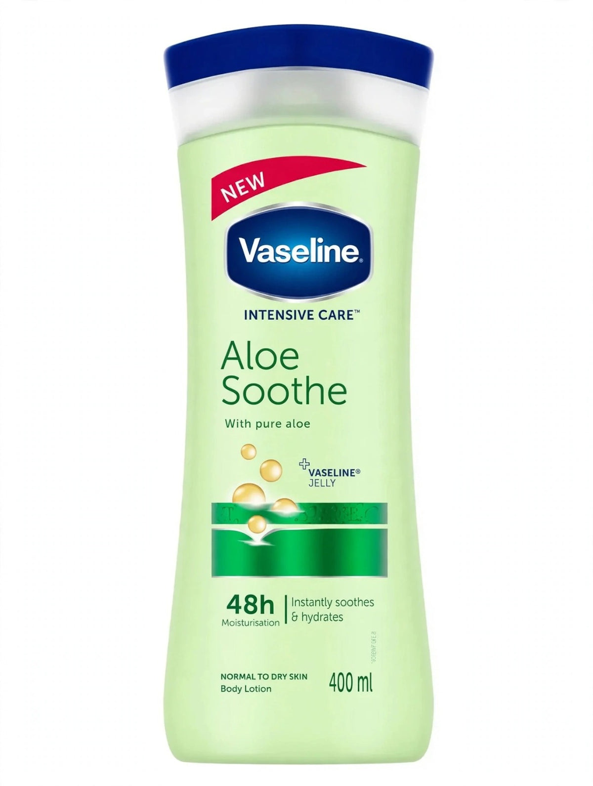 VASELINE INTENSIVE CARE ALOE SOOTHE BODY LOTION 400ML (SA)