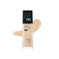 Maybelline Fit Me Matte Poreless Foundation 118 30Ml