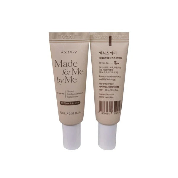 AXIS-Y MADE FOR ME BY ME BIOME DOUBLE DEFENSE SUNSCREEN 10ML  