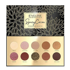Eveline Palette Spicey Cocoa Eye Shadow Kit 10Gm