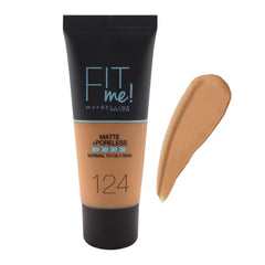 Maybelline Fit Me Matte Poreless Foundation 124 30Ml