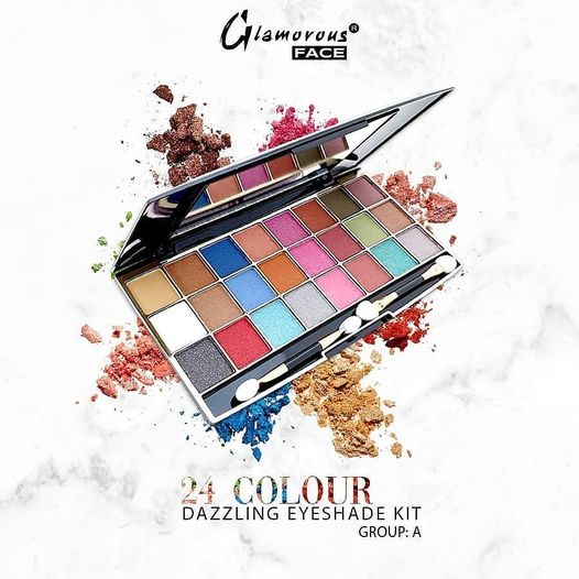 Glamorous Dazzling Eye Shadow Kit 24 Colors 1.10.Oz