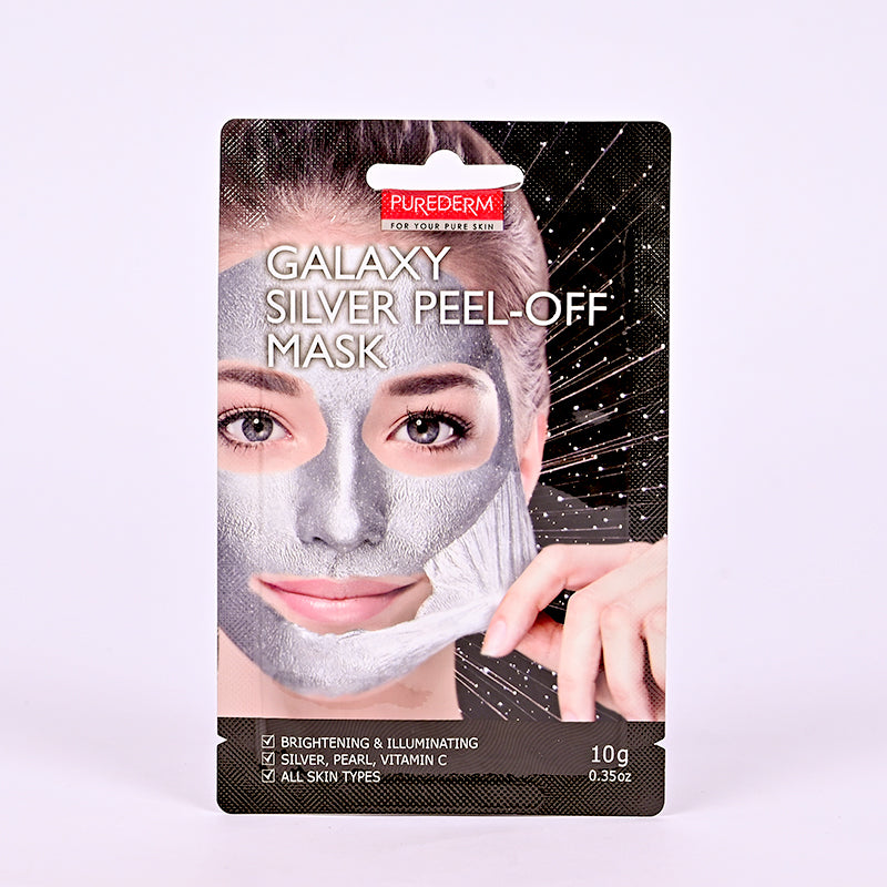 PUREDERM GALAXY SILVER PEEL OFF MASK ADS474 10GM 1PCS