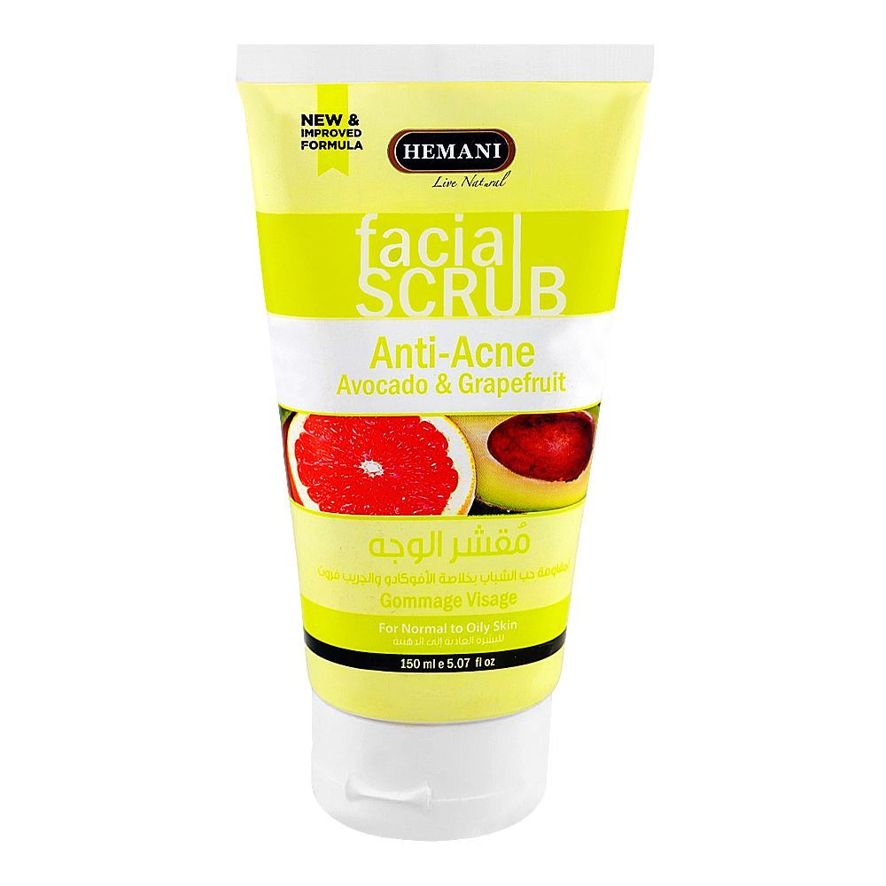 Hemani Anti Acne Avacado Facial Scrub 150Ml