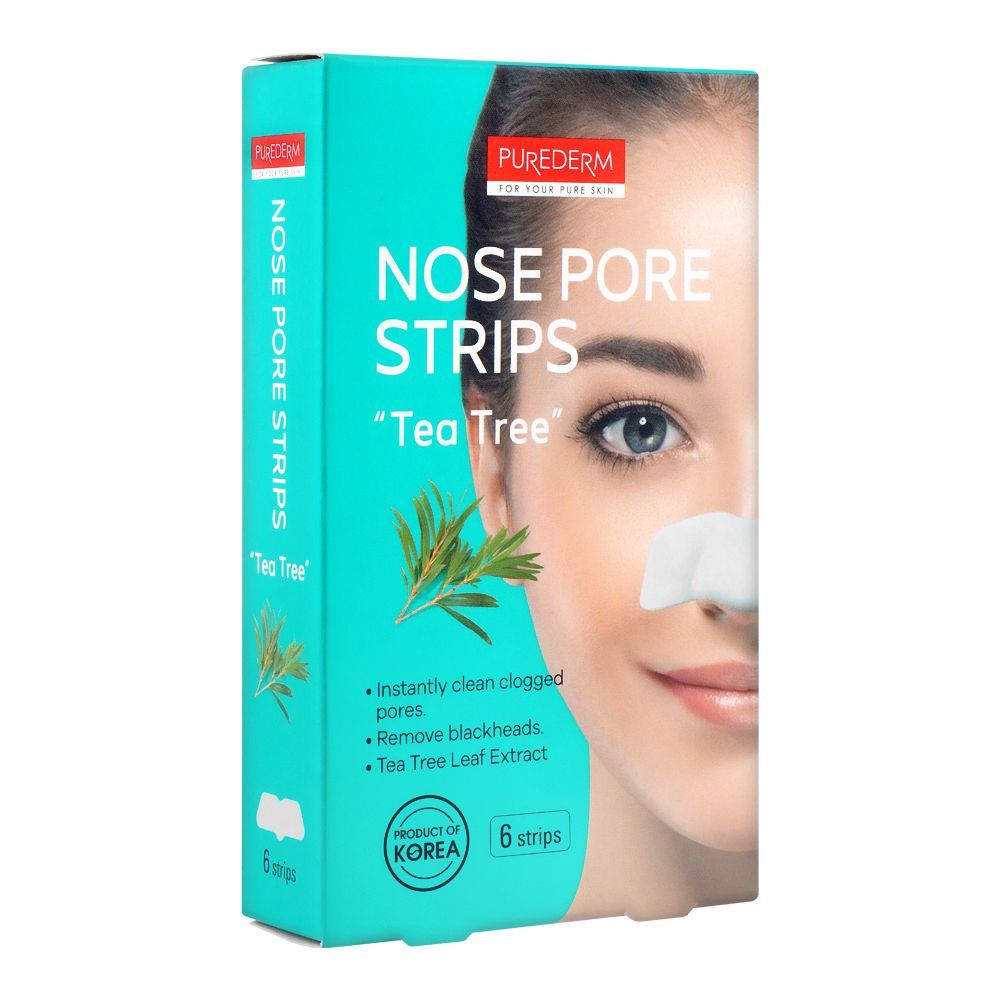 PUREDERM TEA TREE NOSE STRIPSADS264 6PCS