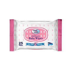 COOL & COOL ULTRA SOFT & GENTLE BABY WIPES B-2062 25PCS