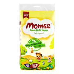 Momse Baby Diapers Xxlarge 38Pcs
