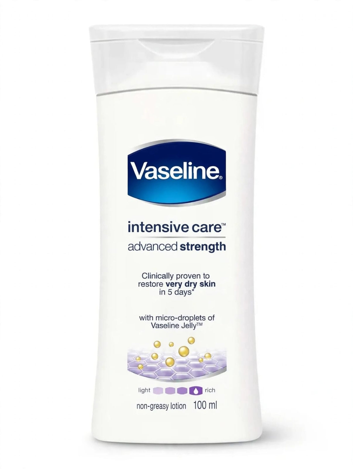 VASELINE INTENSIVE CARE ADVANCED STRENGTH BODY LOTION 100ML