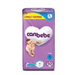 CANBEBE BABY DIAPERS 4 MAXI 50PCS