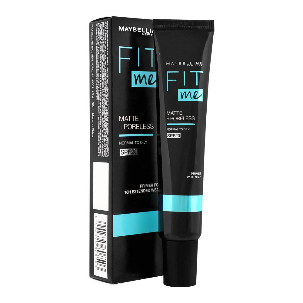Maybelline Fit Me Matte+Poreless Primer Makeup Base 30Ml