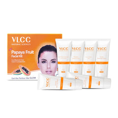 Vlcc Papaya Fruit Facial Kit 60Gm 6Pcs