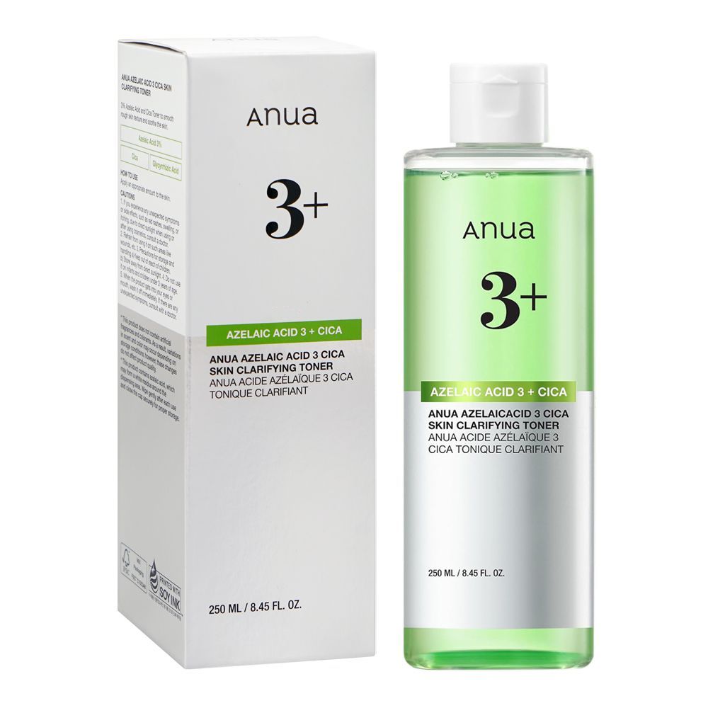 ANUA AZELIC ACID 3+ CICA CLARFYING TONER 250Ml