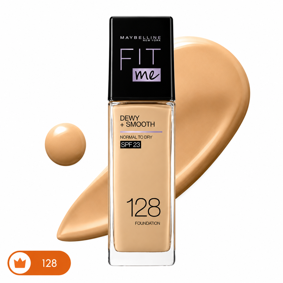 Maybelline Fit Me Dewy Smooth Foundation 128 30Ml