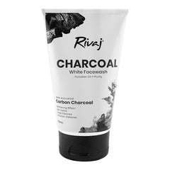 Rivaj Pure White Charcoal Facewash 150Ml