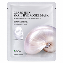 Esfolio Glass Skin Snail Hydrogel Mask Sheet 25Ml