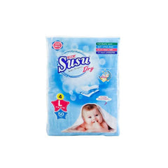 Susu Dry Baby Diaper Xxlarge 50 Pcs