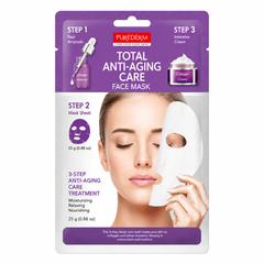 PUREDERM TOTAL ANTI AGING CAREFACE MASK ADS364 25GM 1PCS