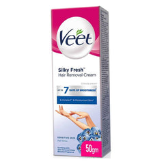 VEET SILK & FRESH SENSITIVE SKIN HAIR REMOVAL CREAM 50GM
